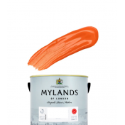 Английская краска Mylands, цвет Sunset Orange FTT-010