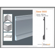 ЛДФ плинтус Ultrawood Base 5800
