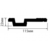 Карниз из фитополимера A115V1