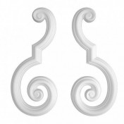 Волюта из полимерного гипса 02101BR