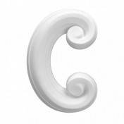 Волюта из полимерного гипса 02103BR