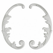 Волюта из полимерного гипса 02012CN