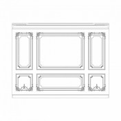 Готовый комплект - стена RoDecor 77113RC