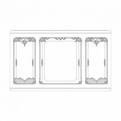 Готовый комплект - стена RoDecor 77213RC