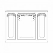 Готовый комплект - стена RoDecor 77302RC