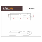 Плинтус Ultrawood BASE015-244: изящное дополнение интерьера