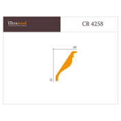 Карниз Ultrawood CR4258-244 из коллекции молдингов