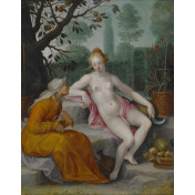 Панно Affresco, коллекция Фрески и фотообои, артикул After Bloemaert Abraham Vertumnus and Pomona