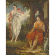 Панно Affresco, коллекция Фрески и фотообои, артикул Benjamin Robert Haydon Venus and Anchises