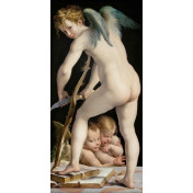 Панно Affresco, коллекция Фрески и фотообои, артикул Francesco Mazzola called Parmigianino Bow carving Amor