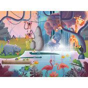 Панно Affresco, коллекция Сказки Affresco, артикул DR609-COL4