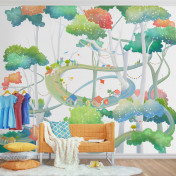 Панно Affresco, коллекция Сказки Affresco, артикул ML634-COL3: премиальные дизайнерские обои для стильного интерьера