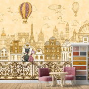 Панно Affresco, коллекция Сказки Affresco, артикул SN628-COL1: премиальные дизайнерские обои для стильного интерьера