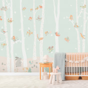 Панно Affresco, коллекция Сказки Affresco, артикул ZK650-COL1: премиальные дизайнерские обои для стильного интерьера