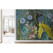 Панно Affresco, коллекция Vesna, артикул AB138-COL1: премиальные дизайнерские обои для стильного интерьера