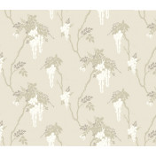 Английские обои 1838 Wallcoverings, коллекция Camellia, артикул 1703-109-01