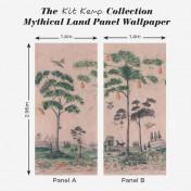Панно Andrew Martin, коллекция The Kit Kemp, артикул Mythical Land/Large A & B