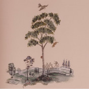 Английские обои Andrew Martin, коллекция The Kit Kemp, артикул Pear Tree/Setting Plaster