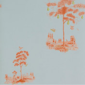 Английские обои Andrew Martin, коллекция The Kit Kemp, артикул Pear Tree/Sunset Orange