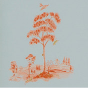 Английские обои Andrew Martin, коллекция The Kit Kemp, артикул Pear Tree/Sunset Orange