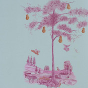 Английские обои Andrew Martin, коллекция The Kit Kemp, артикул Pear Tree/Sunset Pink
