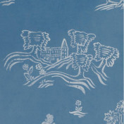 Английские обои Andrew Martin, коллекция The Kit Kemp, артикул Wychwood/Happy Blue
