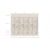 Панель Arte, коллекция Moooi Wallcovering Green House, артикул MO5051