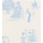 Английские обои Barneby Gates, коллекция Book vol.1, артикул BG0200201/Promenade/Wedgewood Blue