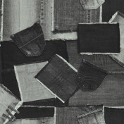 Бельгийские обои Covers, коллекция Elements, артикул Patchwork Cowboy 40-Charcoal