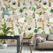 Английские обои Designers Guild, коллекция Pottery Studio, артикул PDG1204/02: премиальные дизайнерские обои для стильного интерьера