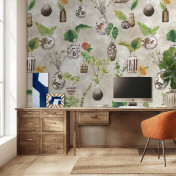 Английские обои Designers Guild, коллекция Pottery Studio, артикул PDG1204/02: премиальные дизайнерские обои для стильного интерьера