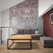 Российские обои Factura, коллекция Collection 2021, артикул CONCRETE LEAF/5: премиальные дизайнерские обои для стильного интерьера