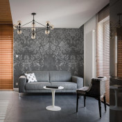 Российские обои Factura, коллекция Collection 2021, артикул CONCRETE LEAF/7: премиальные дизайнерские обои для стильного интерьера