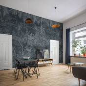 Российские обои Factura, коллекция Collection 2021, артикул JUNGLA ESTAMPA/8: премиальные дизайнерские обои для стильного интерьера