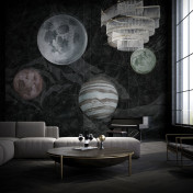 Российские обои Factura, коллекция Collection 2021, артикул SPACE/1: премиальные дизайнерские обои для стильного интерьера