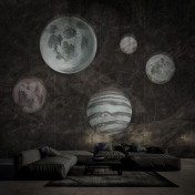 Российские обои Factura, коллекция Collection 2021, артикул SPACE/3: премиальные дизайнерские обои для стильного интерьера