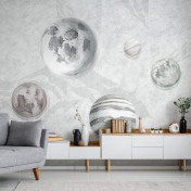 Российские обои Factura, коллекция Collection 2021, артикул SPACE/6: премиальные дизайнерские обои для стильного интерьера