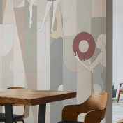 Панно Factura, коллекция Collection 2024, артикул SEVENTIES/1: премиальные дизайнерские обои для стильного интерьера