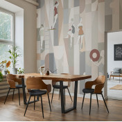 Панно Factura, коллекция Collection 2024, артикул SEVENTIES/2: премиальные дизайнерские обои для стильного интерьера