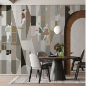 Панно Factura, коллекция Collection 2024, артикул SEVENTIES/2: премиальные дизайнерские обои для стильного интерьера