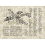 Российские обои Factura, коллекция Kids, артикул BATTLE PLANE/1