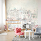 Российские обои Factura, коллекция Kids, артикул ANDERSEN/2: премиальные дизайнерские обои для стильного интерьера