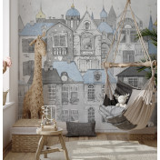 Российские обои Factura, коллекция Kids, артикул ANDERSEN/4: премиальные дизайнерские обои для стильного интерьера