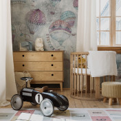 Российские обои Factura, коллекция Kids, артикул BALLOONS/3: премиальные дизайнерские обои для стильного интерьера