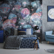 Российские обои Factura, коллекция Kids, артикул BALLOONS/4: премиальные дизайнерские обои для стильного интерьера