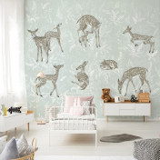 Российские обои Factura, коллекция Kids, артикул BAMBI/2: премиальные дизайнерские обои для стильного интерьера