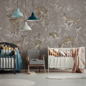 Российские обои Factura, коллекция Kids, артикул BAMBI/5: премиальные дизайнерские обои для стильного интерьера