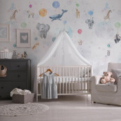 Российские обои Factura, коллекция Kids, артикул BAMBINI/1: премиальные дизайнерские обои для стильного интерьера