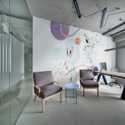 Российские обои Factura, коллекция Kids, артикул COSMICO/1: премиальные дизайнерские обои для стильного интерьера