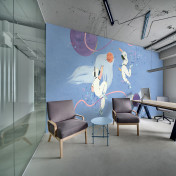 Российские обои Factura, коллекция Kids, артикул COSMICO/3: премиальные дизайнерские обои для стильного интерьера